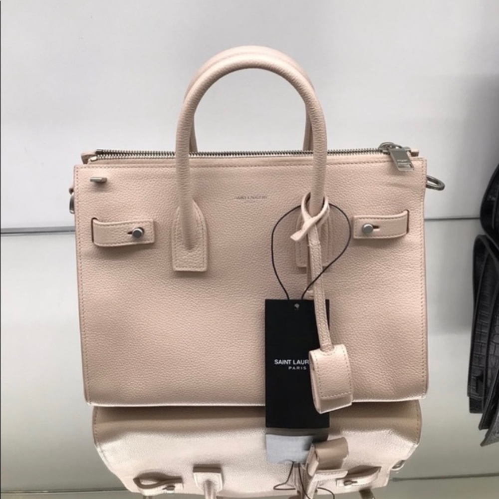 Saint Laurent Sac de Jour Baby in Marble Pink